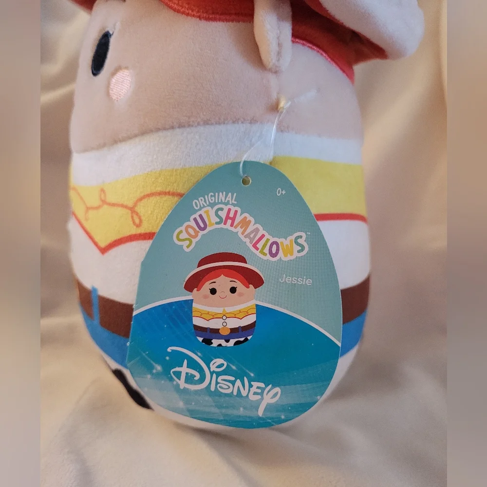 NEW Disney Squishmallow Jessie Toy Story 8” Cowgirl Kellytoy NWT